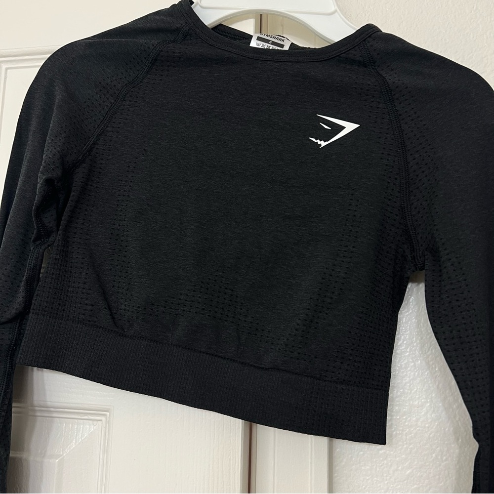 Gymshark Dark Gray Solid Basic Athletic Active Lo… - image 2